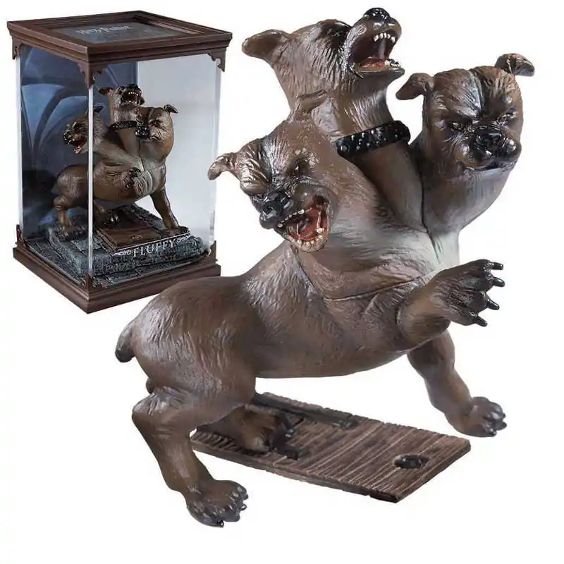 Újdonság Harry Potter Magical Creatures Statue Fluffy 13 cm (004859)