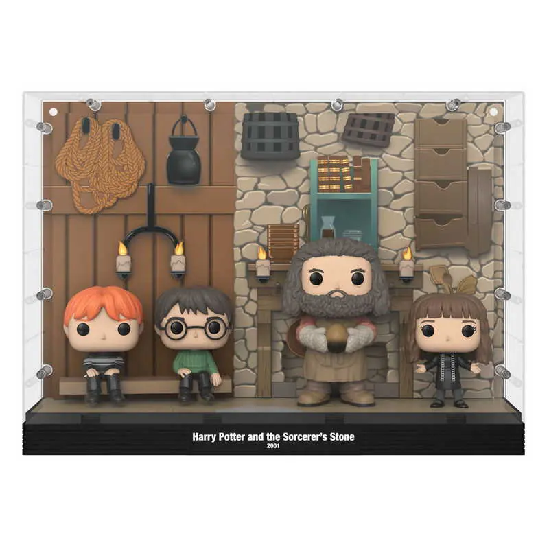 Harry Potter POP Moments Deluxe Vinyl Figures 4-Pack Hagrids Hut 9 cm (702546) Prémium
