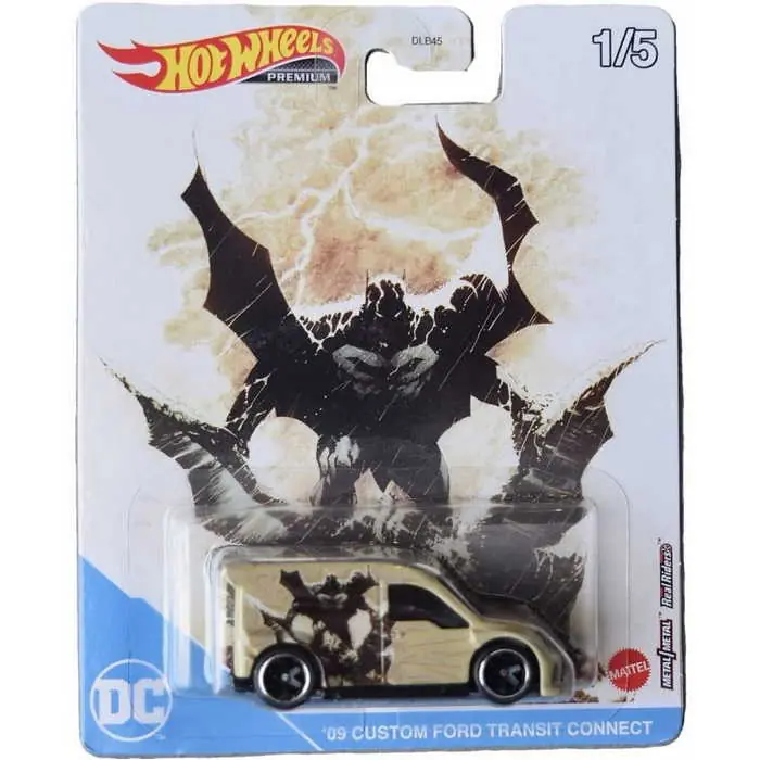 Korlátozott ajánlat Hot Wheels Premium 09 Custom Ford Transit Connect Batman (1619)