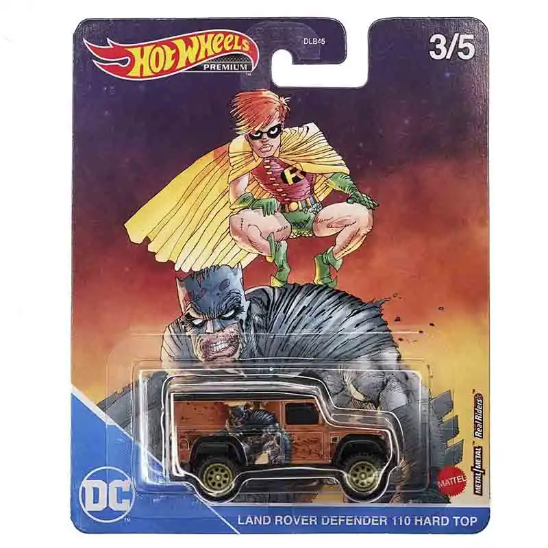 Olcsó Hot Wheels Premium fém kisautó Batman Land Rover Defender 110 Hard Top (5016174)