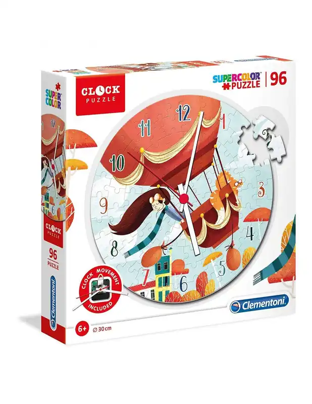 Különleges ajánlat Hőlégballon - 96 db-os Óra Puzzle - Clementoni
