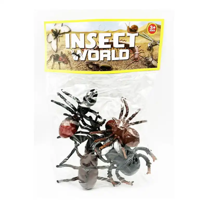 Szezonális akció Insect World rovarok játékszett 6 db-os (177971)