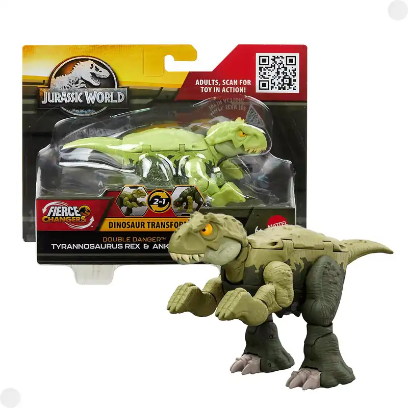 Jurassic World T-Rex és Ankylosaurus átalakítható játékfigura (116430) Utolsó esély
