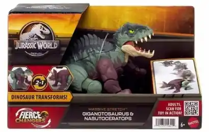 Biztonságos fizetés Jurrassic World Fierce Changers Massive Stretch Nasutoceratops (156214)
