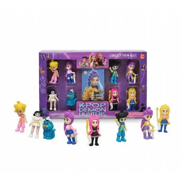 Kihagyhatatlan ajánlat K-Pop Demon Hunters 8db-os figura szett (8472)