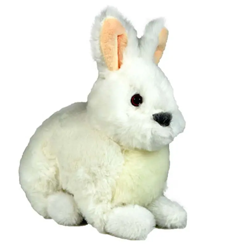 Legkelendőbb Keel toys fehér plüss nyúl ülő 19 cm (200901291)