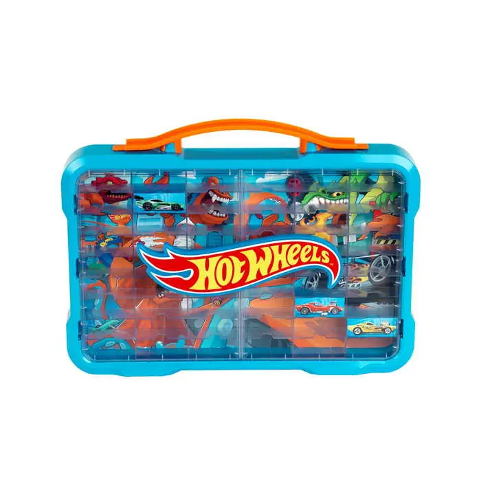 Klein Hot Wheels gyűjtődoboz 54 autóhoz, világító Hot Wheels logóval (2408 KN) Exkluzív ajánlat