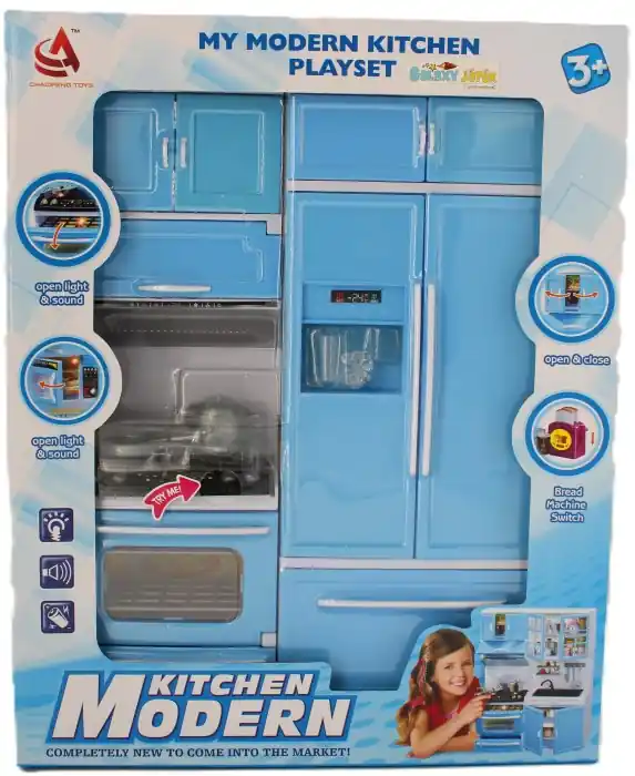 Konyha modern mini kék (869597) Prémium