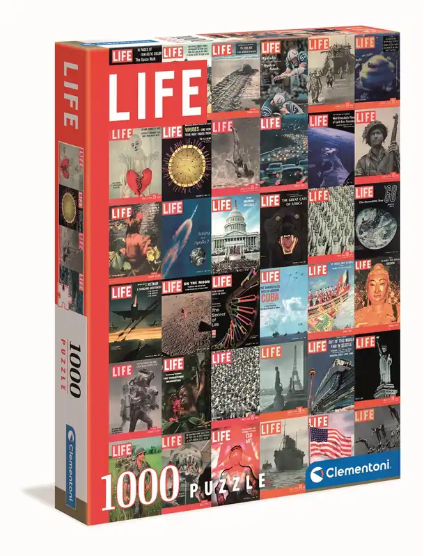 Gyors szállítás Life - Címlapok - 1000 db-os puzzle (39636) - Clementoni