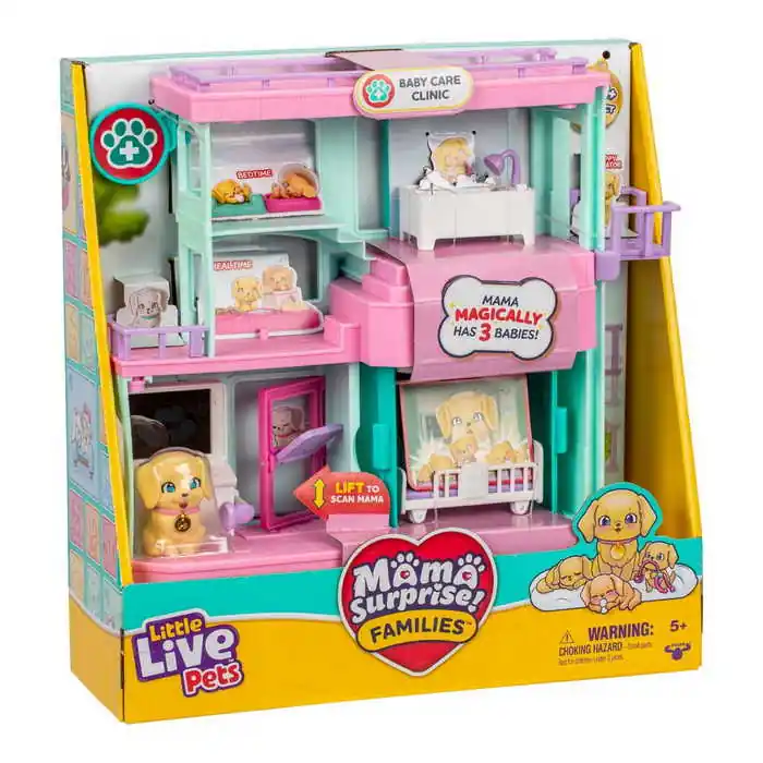 Little Live Pets Mama Surprise családok S1 - Mamas House Klinika játékkészlet (LLP26673) Korlátozott ajánlat