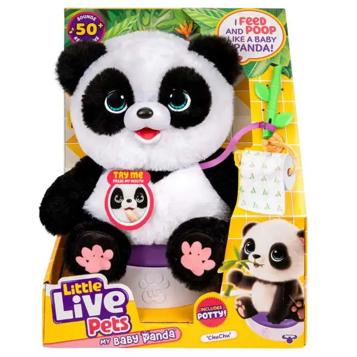 Little Live Pets My Baby Panda ChuChu interaktív plüssjáték (LLP26676) Expressz kézbesítés