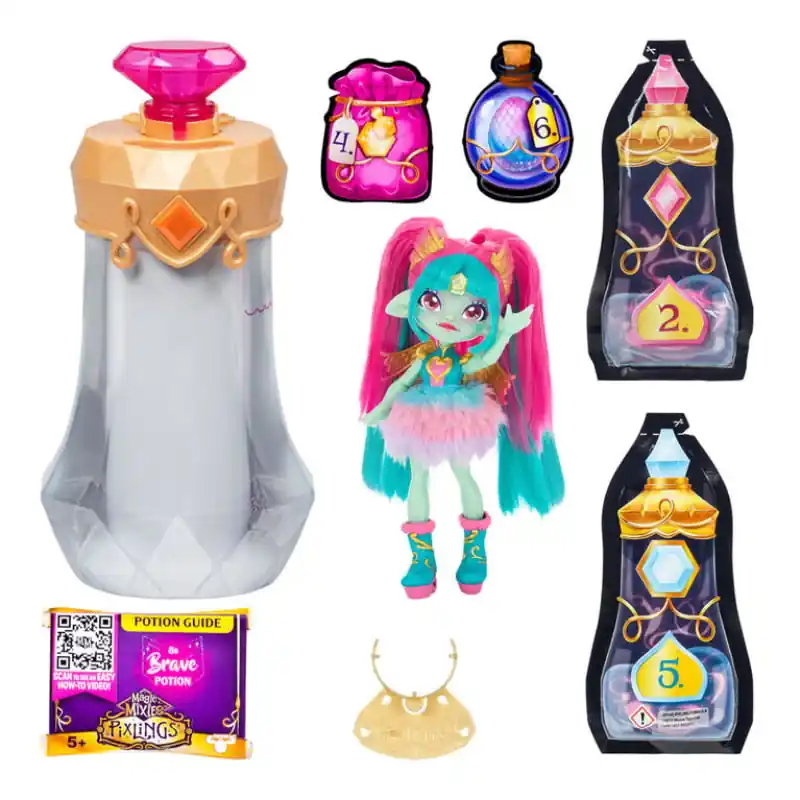 Biztonságos fizetés Magic Mixies Pixlings Marena varázs divat baba kiegészítőkkel Teal (614011189)