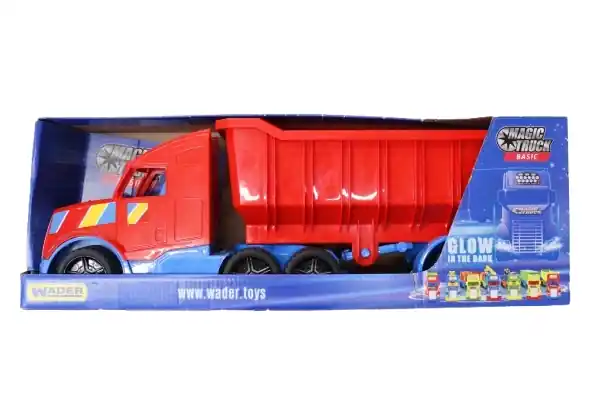 Magic Truck Basic dömper billenthető platóval világítós lámpával 77 cm (36300_W) Korlátozott ajánlat