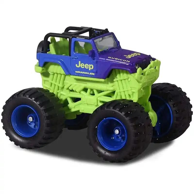 Legnépszerűbb Majorette Monster Rockerz Jeep Wrangler színváltós fém kisautó (212057257)
