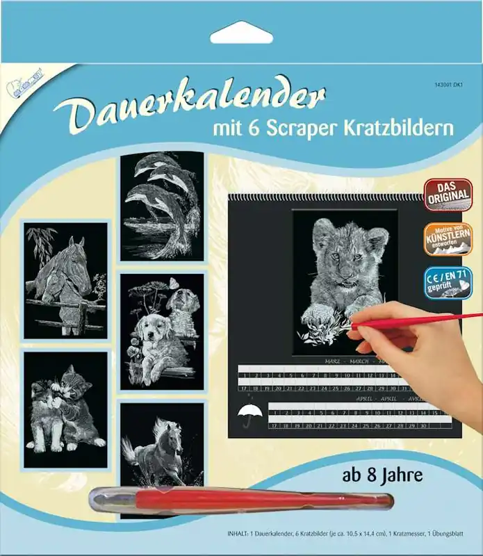 Bestseller Mammut Medium Ezüst képkarcoló 3 darabos szett (143001)