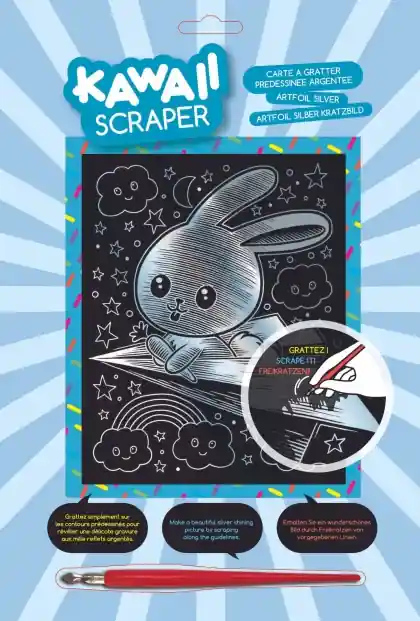 Alacsony ár Mammut Nyuszi, Kawaii Ezüst képkarcoló (8251619)