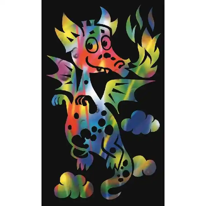 Ajánlat Mammut Szivárvány képkarcoló Sárkány (11*18 cm) Mini