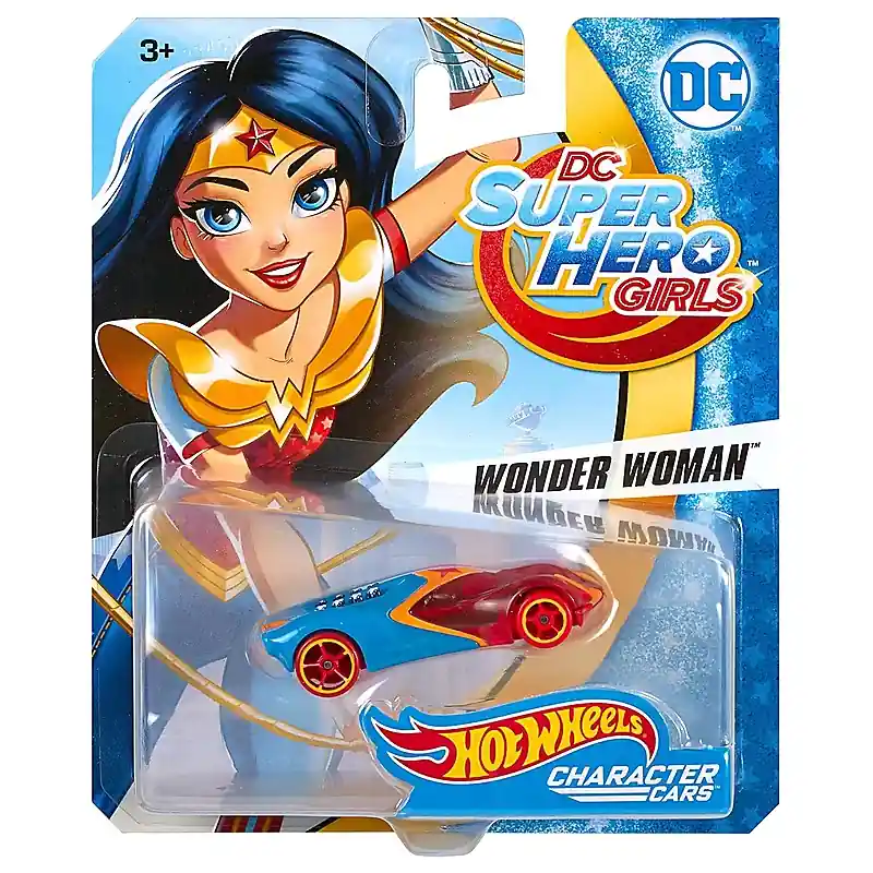 Azonnal elérhető Mattel Hot Wheels DC Super Hero Girls Wonder Woman karakter kisautó 1 64 (DXN53)