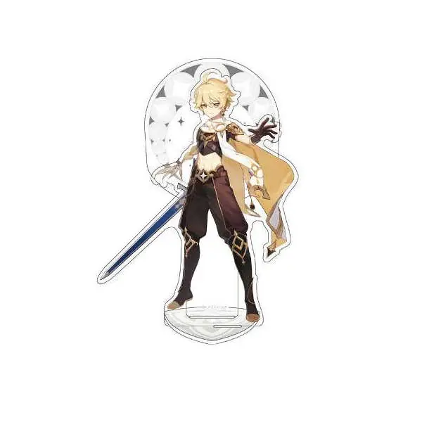 Rendeld meg most MiHoYo Genshin Impact Traveler Theme Series Character Acrylic Figure Traveler Aether 14 cm