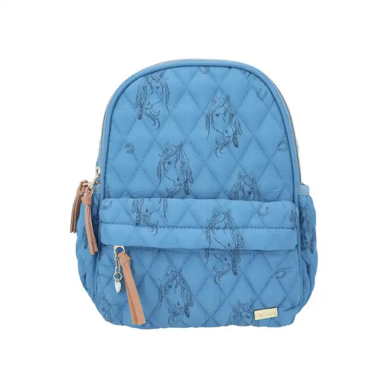 Miss Melody kis kék lovas hátizsák 27 x 21 cm (12026) Exkluzív ajánlat