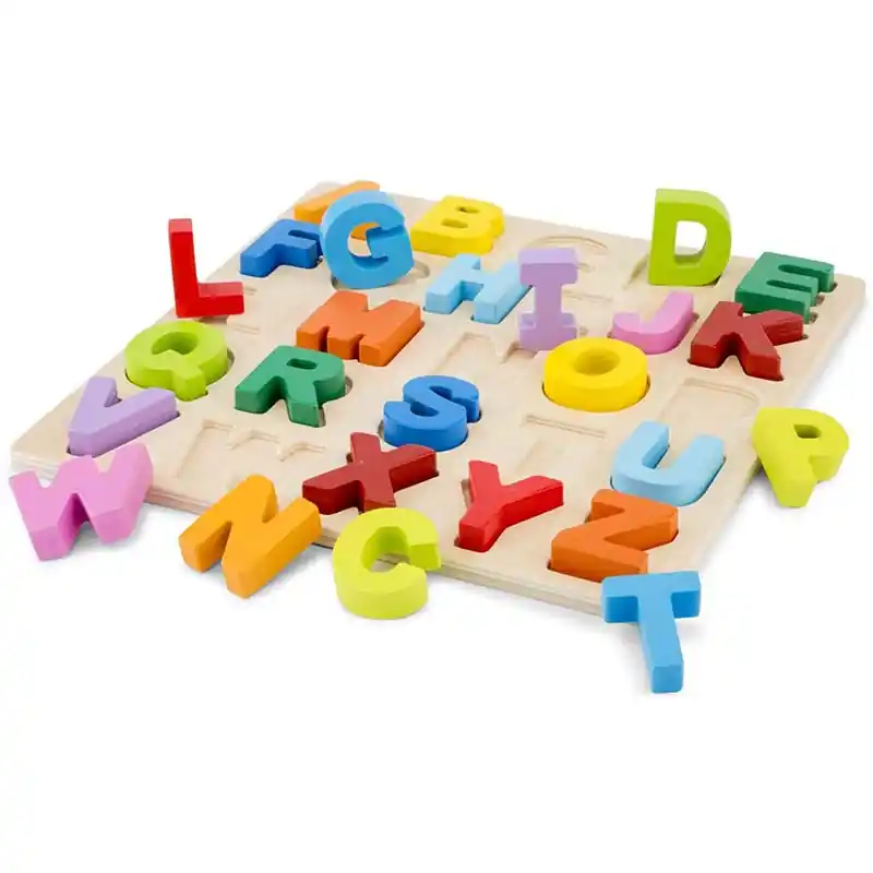 Rendeld meg most New Classic Toys ABC nagybetűk fa játékszett (130269)