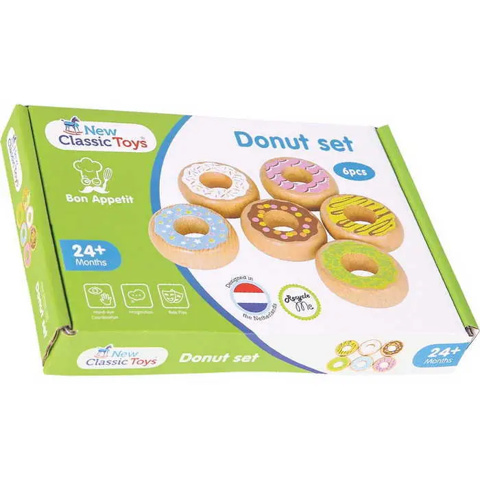 New Classic Toys Fánk szett 6db (10629) Ne maradj le