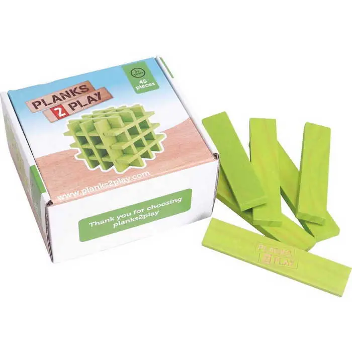 Expressz kézbesítés New Classic Toys Planks2 Play 45db. Zöld (P2CGR45)