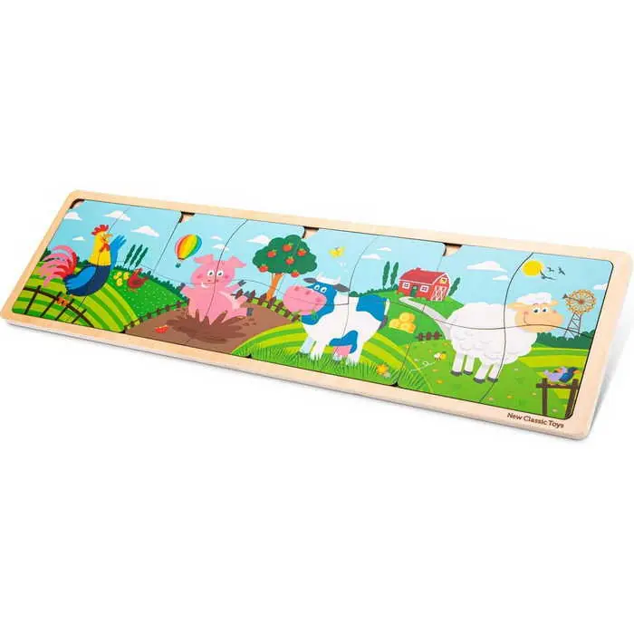 Árengedmény New Classic Toys Puzzle farm (10450)