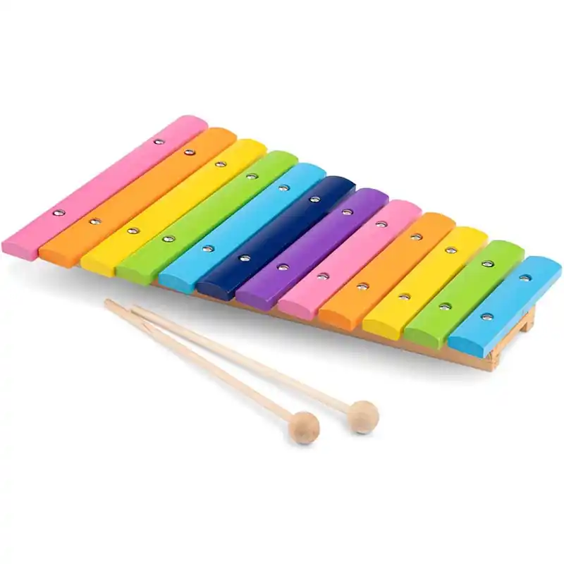 Legkelendőbb New Classic Toys Xilofon fa játék hangszer (121052)