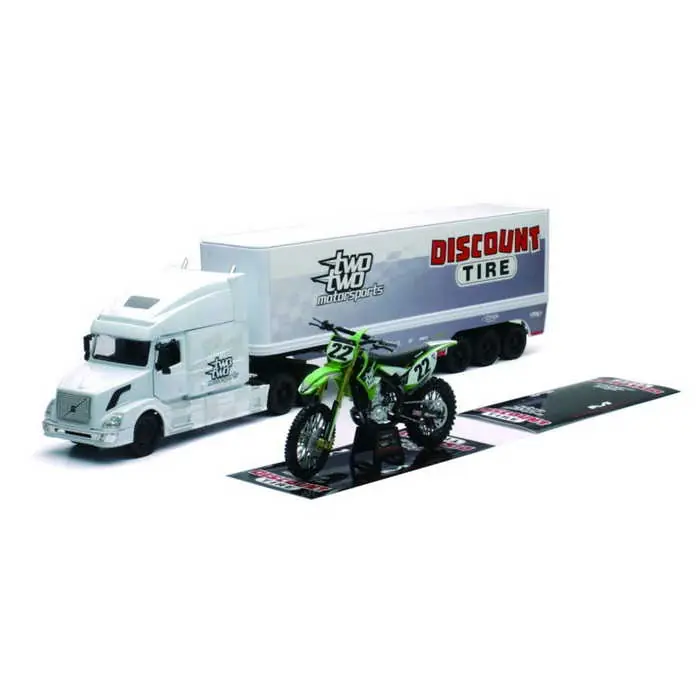 Azonnali szállítás NewRay 1 32 Volvo VN-780 Kawasaki Team (14285 N)