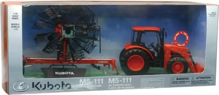 Árengedmény NewRay 1/18 Kubota M5- 111 Traktor (33043_N)