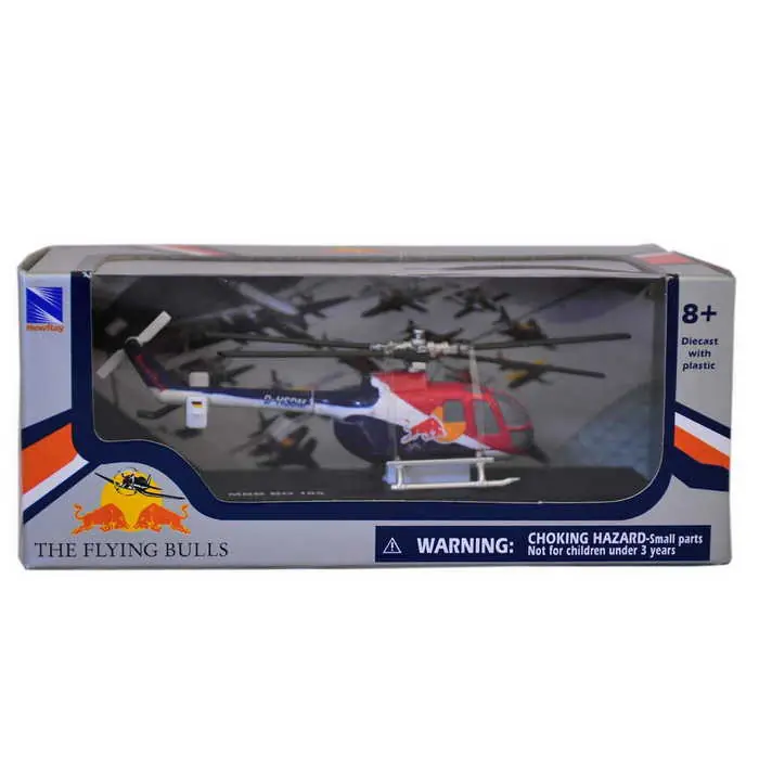 Legkelendőbb NewRay MBB BO 105 Red Bull helikopter (29853 N)