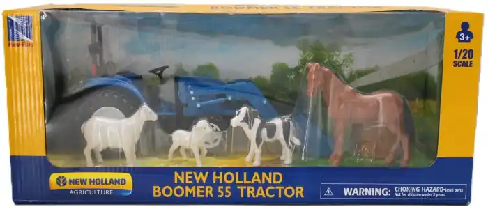 Expressz kézbesítés NewRay NewHolland traktor + kieg. (05735_N)