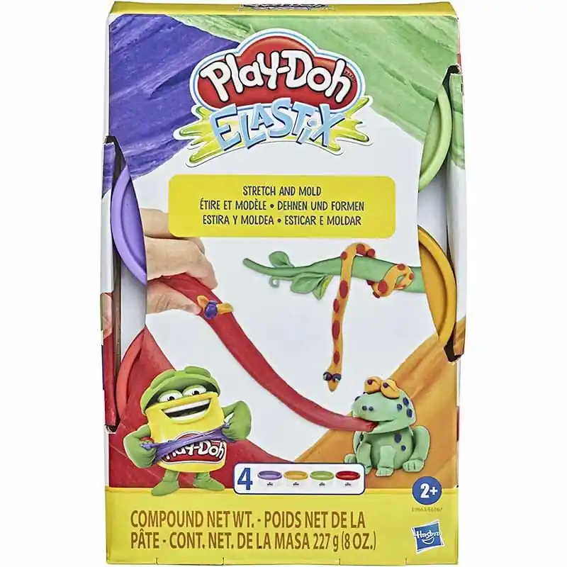 Play-Doh Elastix gyurma készlet 4 db-os, 277 g (E9863) Olcsó