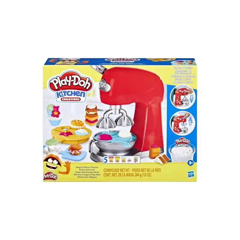 Bestseller Play-Doh Mixergép gyurma készlet kiegészítőkkel 5 db-os, 284 g-os (F4718)