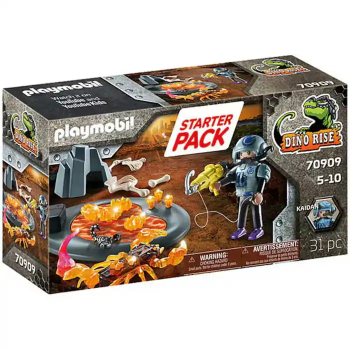 Rendeld meg most Playmobil Dino Rise- Harc a tűzskorpió ellen (70909)