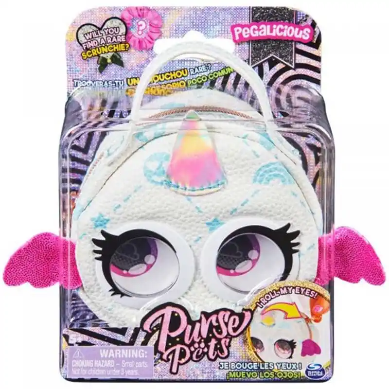 Purse Pets Pegalicious mini táska mozgó szemekkel 9 cm (163726) Expressz kézbesítés