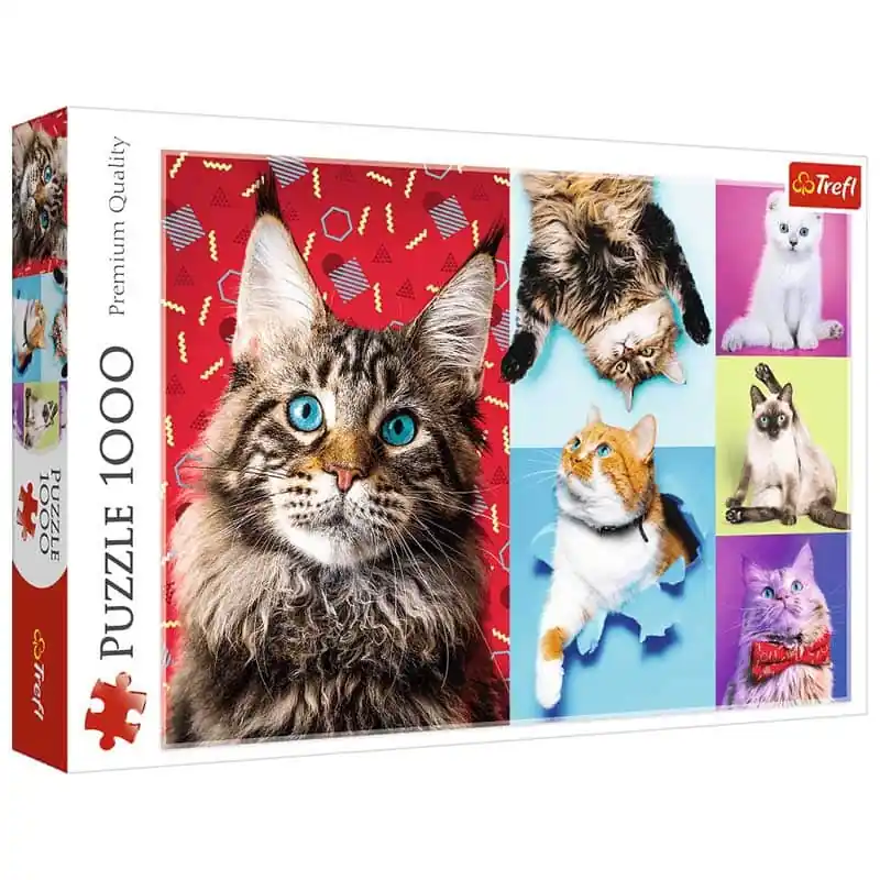 Puzzle Boldog cicák 1000 db-os Trefl (147669) Rendeld meg most