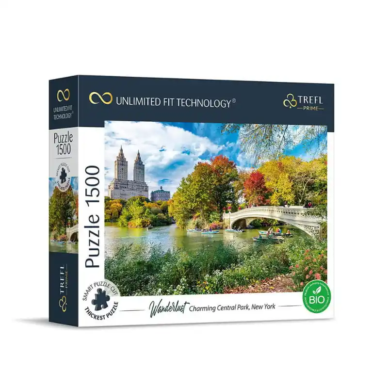 Puzzle Charming Central Park, New York 1500 db-os Trefl Prime (26194) Olcsó