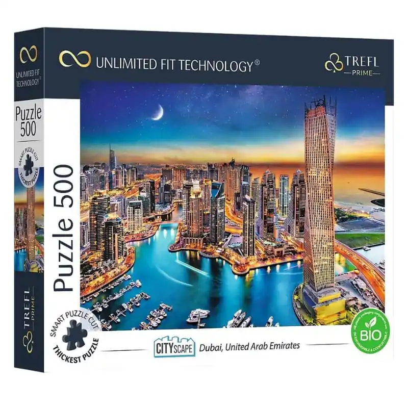 Rendeld meg most Puzzle Dubai 500 db-os Trefl Unlimited fit technology (172138)