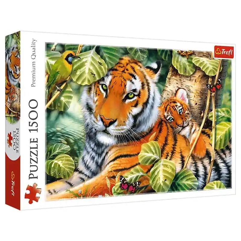 Puzzle Két tigris 1500 db-os Trefl (148009) Gyors szállítás