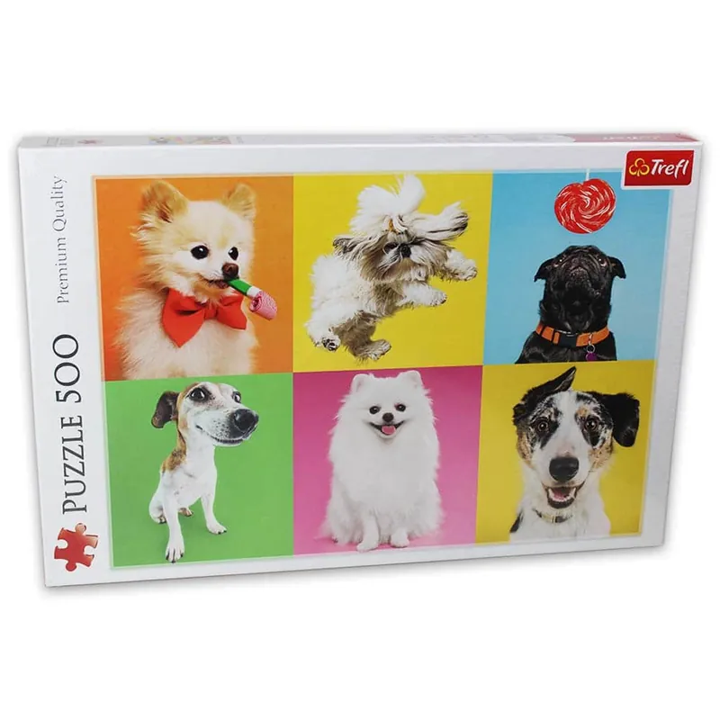 Puzzle Kutyák 500 db-os Trefl (147670) Végkiárusítás