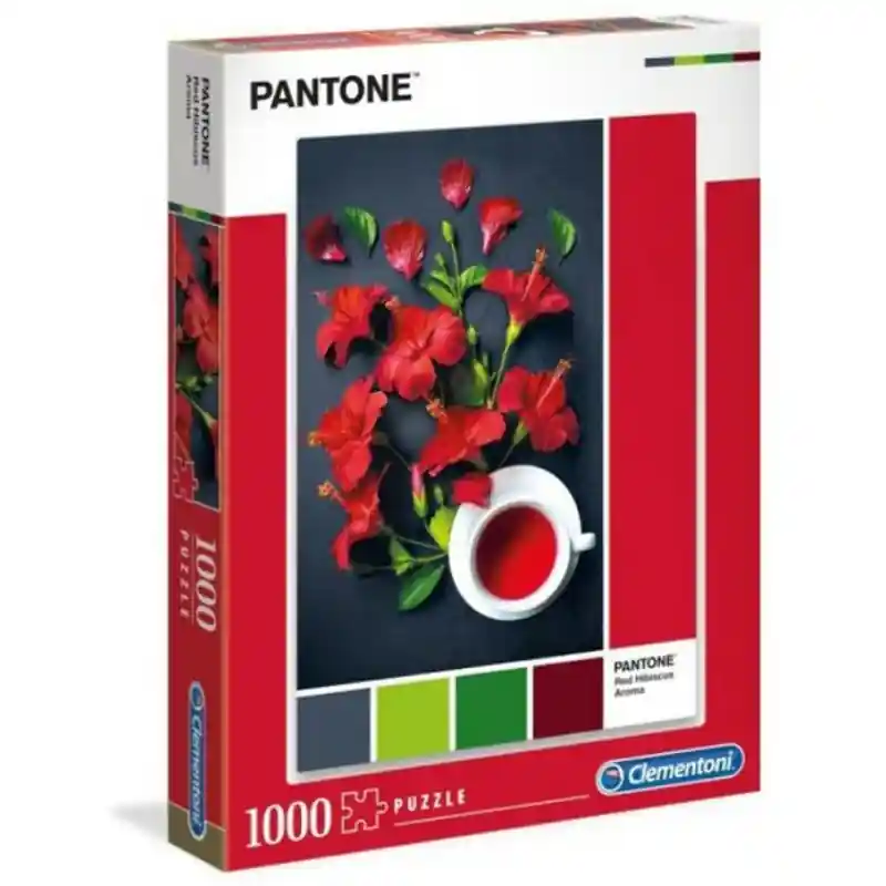 Szuper akció Puzzle Pantone Vörös Hibiscus Aroma 1000 db-os Clementoni (39494)