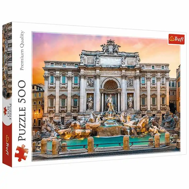 Puzzle Róma Trevi-kút 500 db-os Trefl (37292) Rendeld meg most