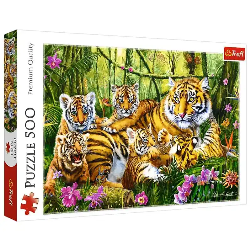Puzzle Tigrisek 500 db-os Trefl (143976) Gyors kiszállítás