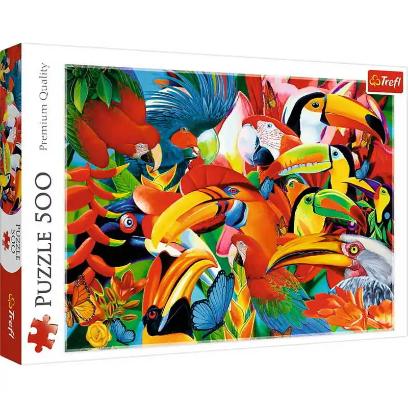 Puzzle Trefl 500 Tarka madarak Kiárusítás