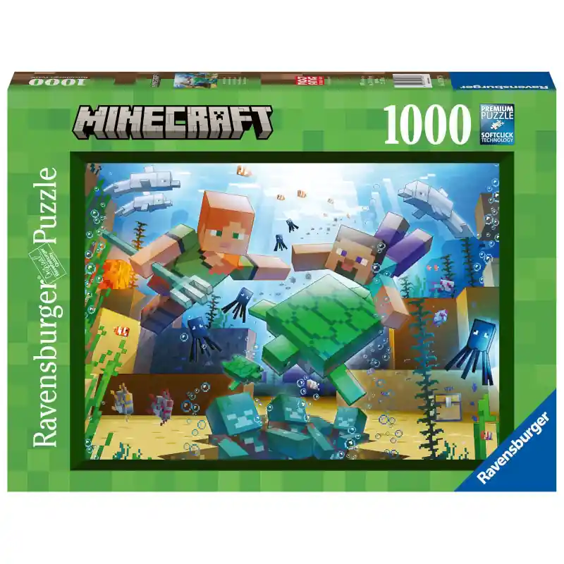 Gyors szállítás Ravensburger - Minecraft Puzzle, 1000 db-os (RAVE17187)