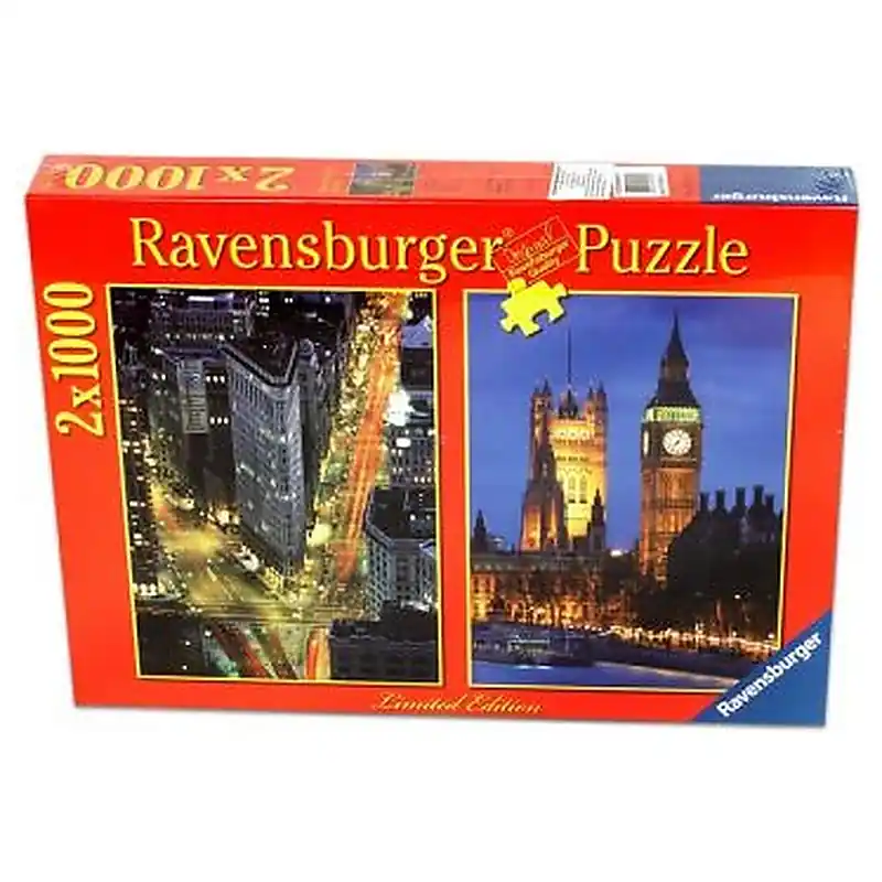 Ravensburger London és New York éjszakai városképek puzzle szett 2x1000 db (16797) Nézd meg most