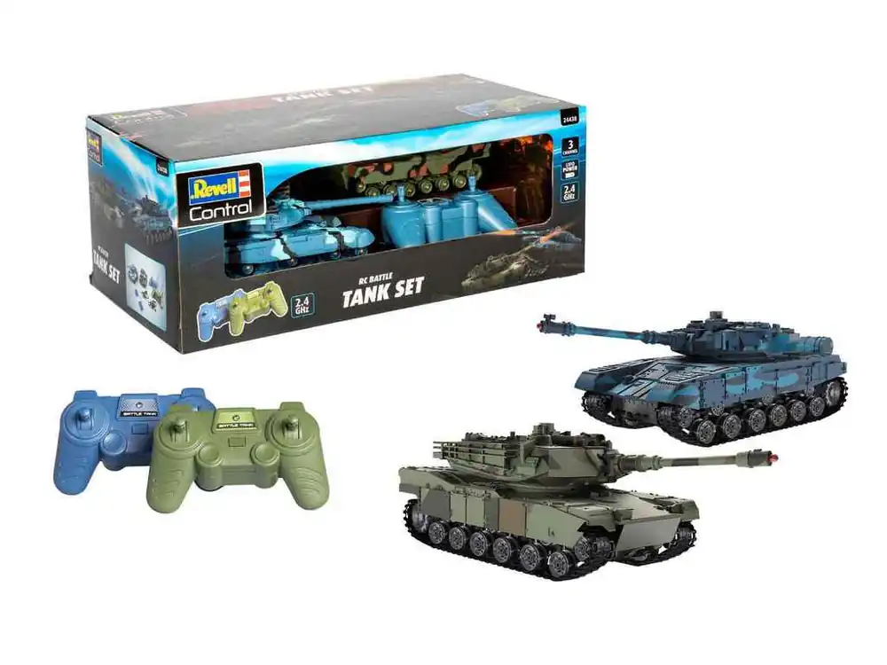 Végkiárusítás Revell Control Battle Set Battlefield Tanks (24438) Távirányítós jármű