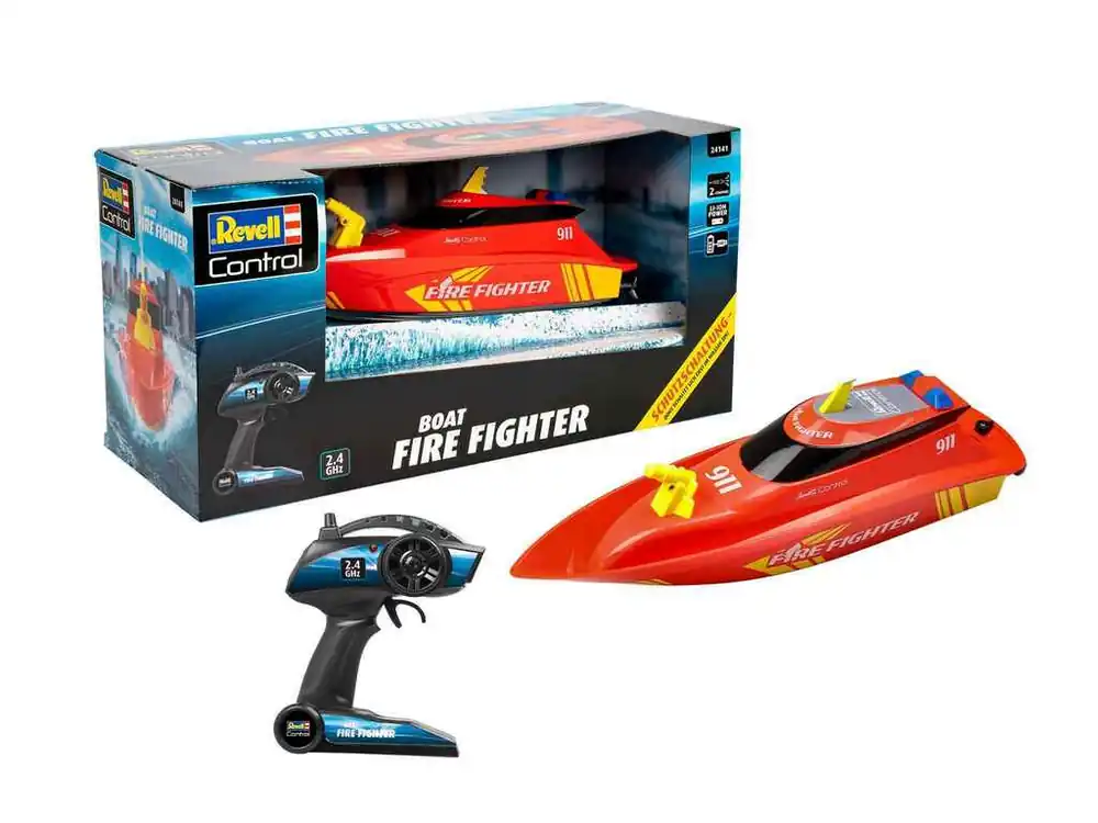 Kedvezmény Revell Control Boat Fire Fighter (24141) Távirányítós hajó